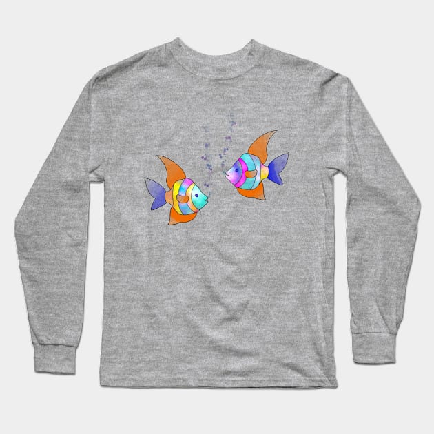 Two little fish Long Sleeve T-Shirt by Gavlart